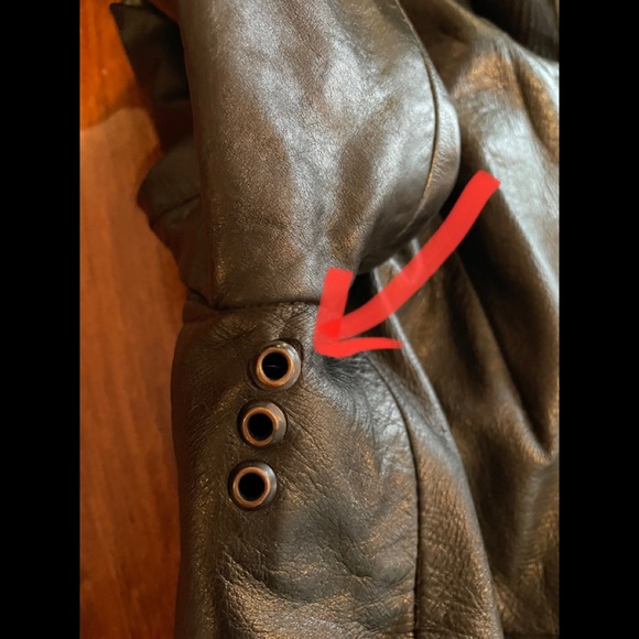 Women's Mackage Leather Jacket (Vintage) - Picture 6 of 7